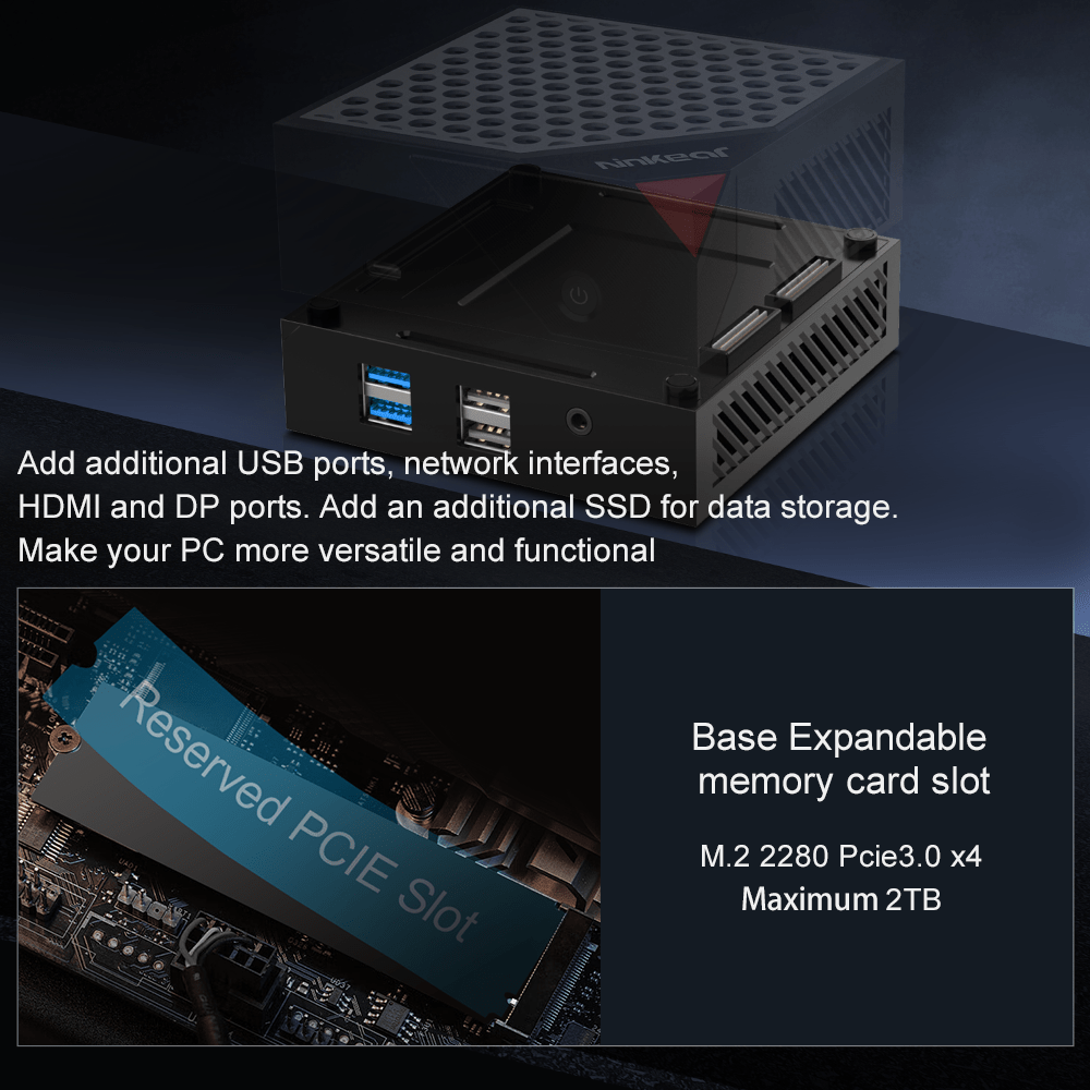 Ninkear MBOX 6 MINI PC AMD Ryzen 5 6600H Compact & Ultra-Quiet - Ninkear.com