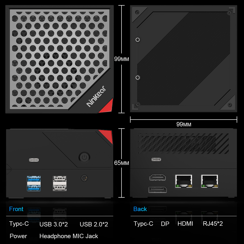 Ninkear MBOX 6 MINI PC AMD Ryzen 5 6600H Compact & Ultra-Quiet - Ninkear.com