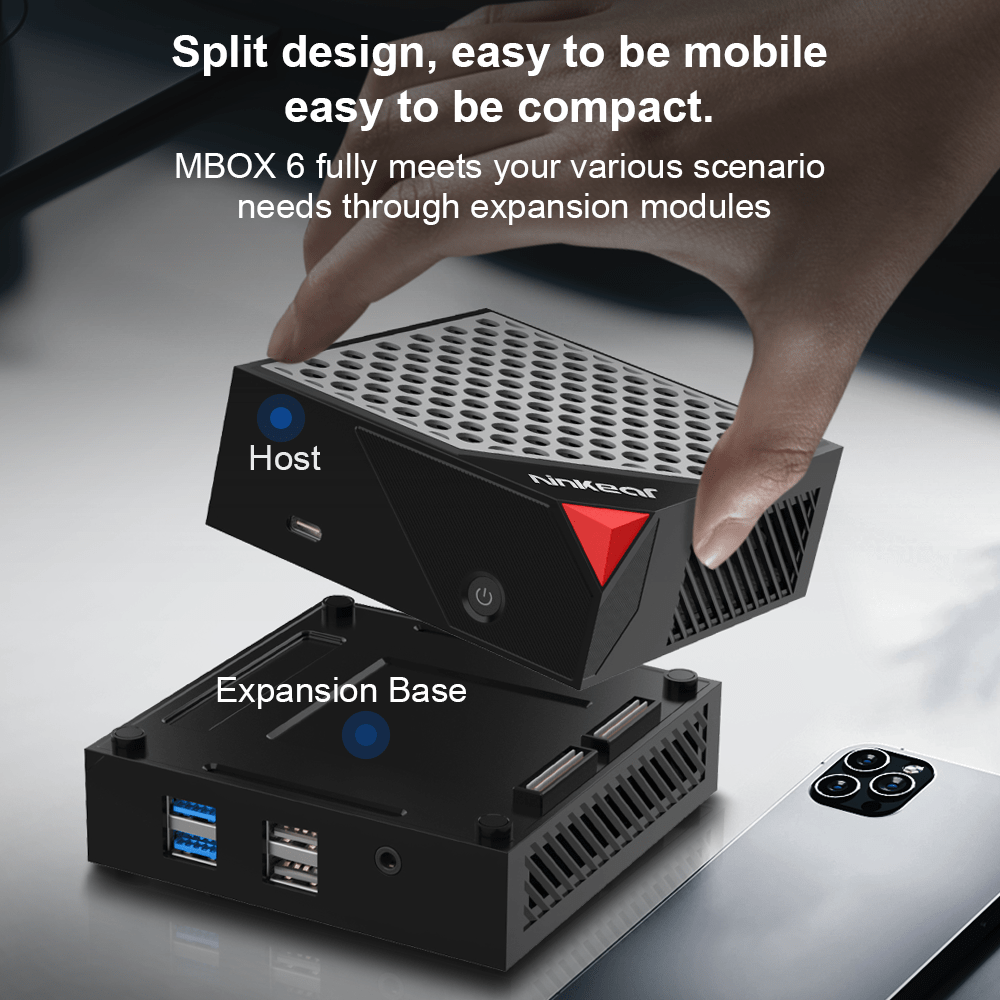 Ninkear MBOX 6 MINI PC AMD Ryzen 5 6600H Compact & Ultra-Quiet - Ninkear.com