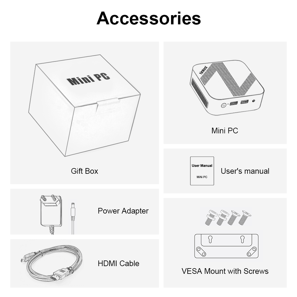 Ninkear MBOX 11 MINI PC Intel N150 Compact & Ultra-Quiet - Ninkear.com