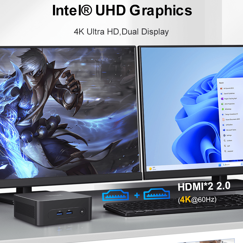 Ninkear N10 Mini PC intel N100 Compact & Ultra-Quiet - Ninkear.com