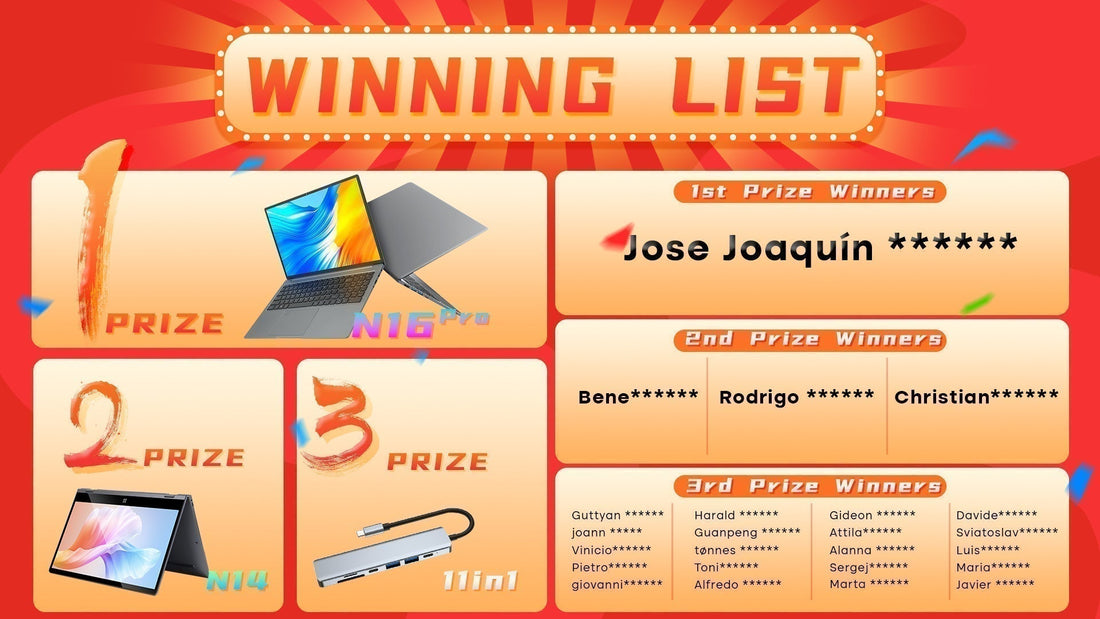 Ninkear 11.11 Shopping Festival Winners Announced!