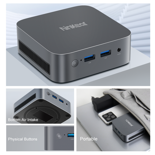 Ninkear Mini PC MBOX 11  13th Intel Twin Lake N150 16 GB DDR4 + 512GB SSD Window 11