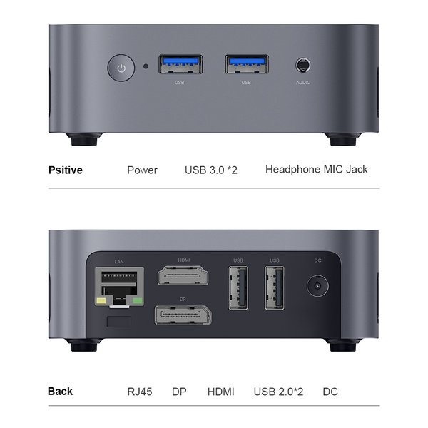 Ninkear Mini PC MBOX 11  13th Intel Twin Lake N150 16 GB DDR4 + 512GB SSD Window 11