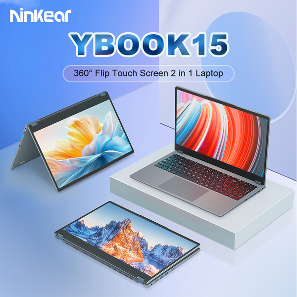 Ninkear YBOOK 15 Laptop 15.6-inch  Touchscreen Laptop  AMD Ryzen™ 3 3200U 16GB DDR4 + 512GB SSD Windows 11 Notebooks