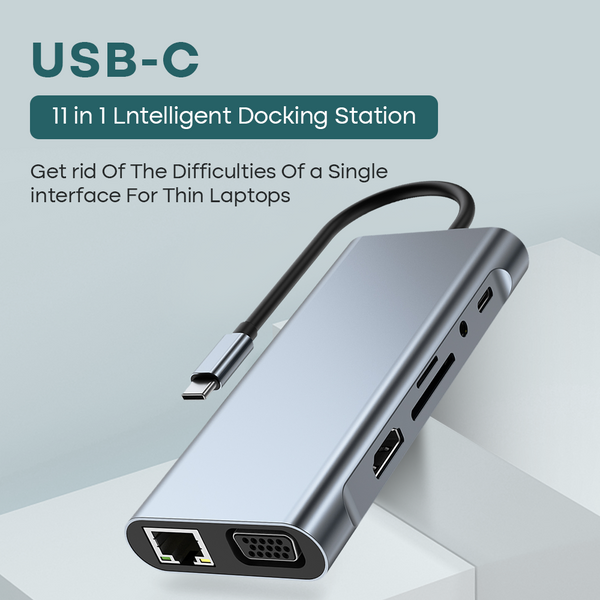 USB Type-C Laptop Dock Station