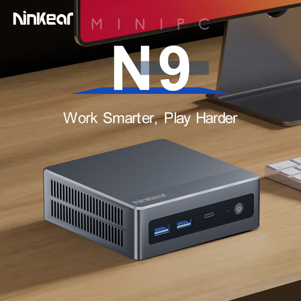 Ninkear Mini PC N9 Intel Celeron N100 16 GB DDR4 + 512GB SSD Dual-band WiFi Gigabit LAN Bluetooth 4.2 Window 11 Mini Computer