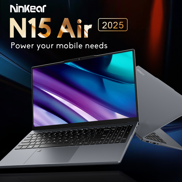 Ninkear N15 Air Laptop 15.6-inch Full HD IPS Intel Celeron N150 16GB DDR4+512GB SSD Portable PC Windows 11 Notebook