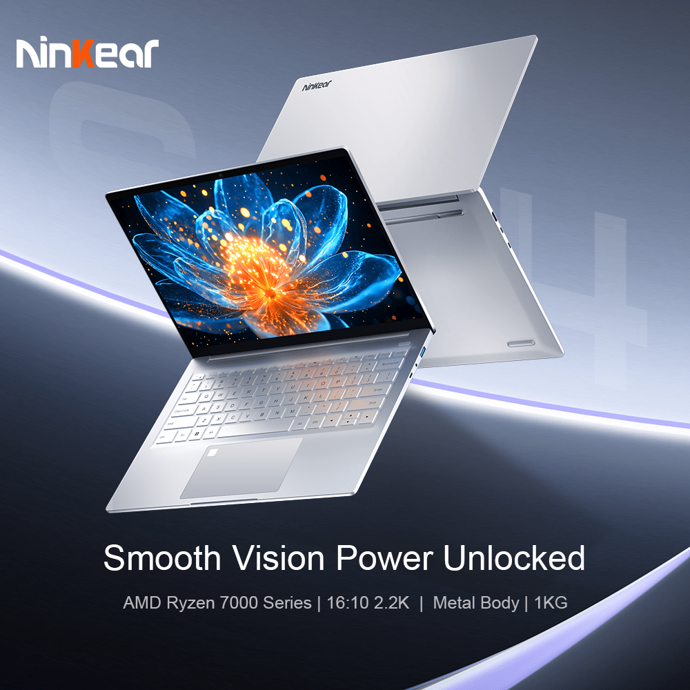 Ninkear S14 AMD Ryzen 7535HS Ultra-Slim & Lightweight Laptop for Highly Portable Mobile Office - Ninkear.com