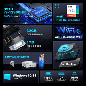 Ninkear L12 Pro MINI PC i9 12900HX Compact & Ultra-Quiet - Ninkear.com