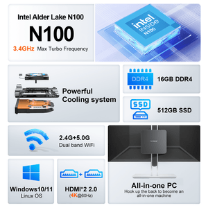 Ninkear N10 Mini PC intel N100 Compact & Ultra-Quiet - Ninkear.com