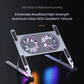 DAdjustable Laptop Cooler Foldable for Notebook