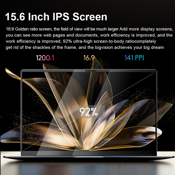 Ninkear N15 Pro 15.6-inch Full HD IPS Screen Intel Core i7-1255U 32GB DDR4 +1TB SSD Face Recognition System Windows 11 Notebook