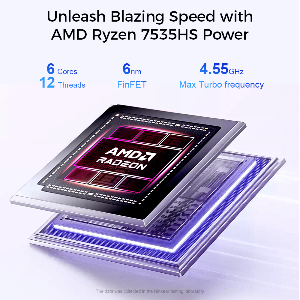 Ninkear S14 AMD Ryzen 7535HS Ultral Light Laptop - Ninkear.com