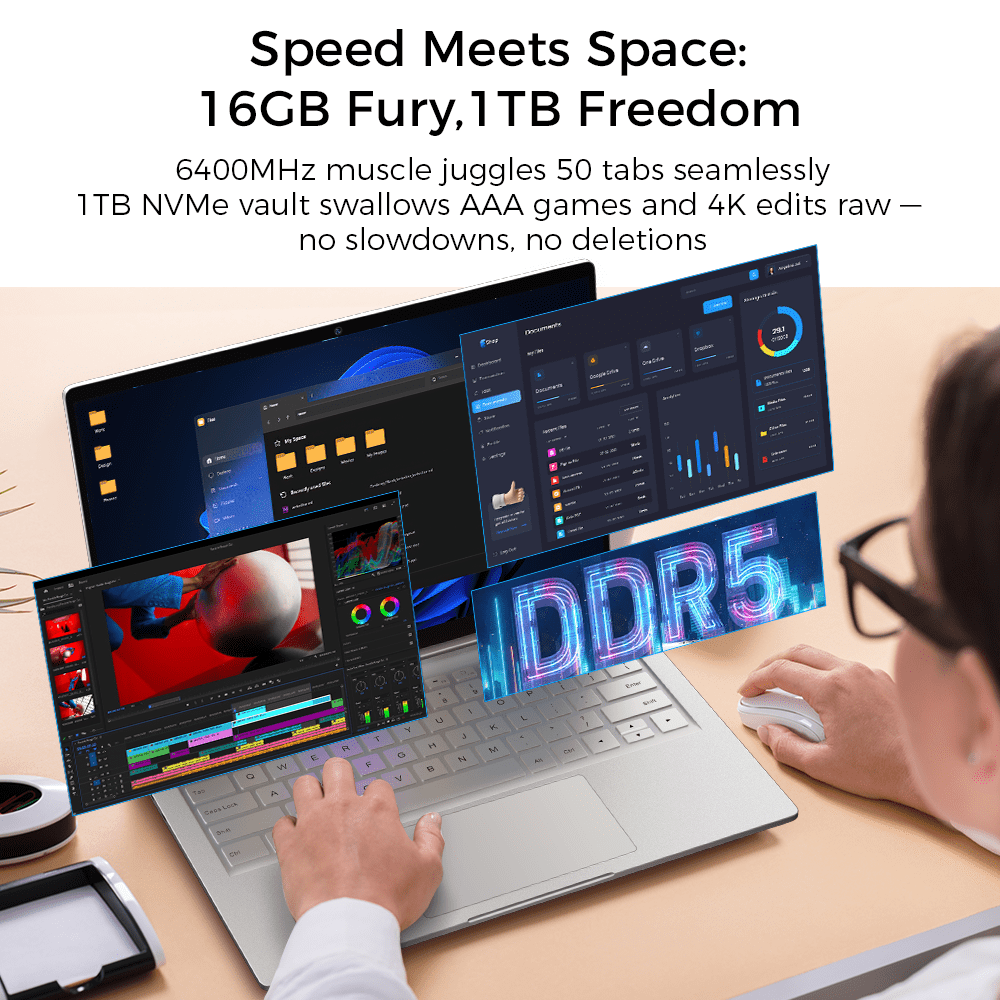 Ninkear S14 AMD Ryzen 7535HS Ultral Light Laptop - Ninkear.com