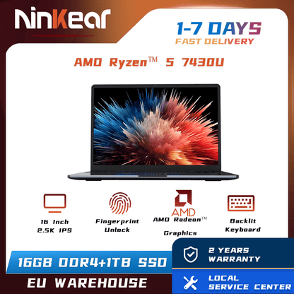 Ninkear A15 Pro AMD Ryzen 5 7430U Laptop - High Performance & Cost-effective