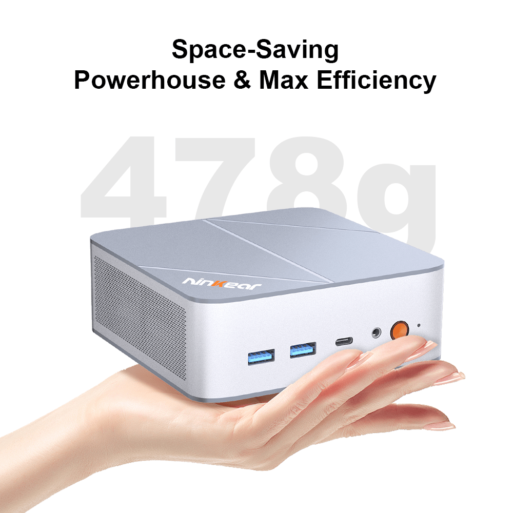 Ninkear M8 MINI PC AMD Ryzen 7 8745HS Compact & Ultra-Quiet Ninkear M8 MINI PC AMD Ryzen 7 8745HS Compact & Ultra-Quiet