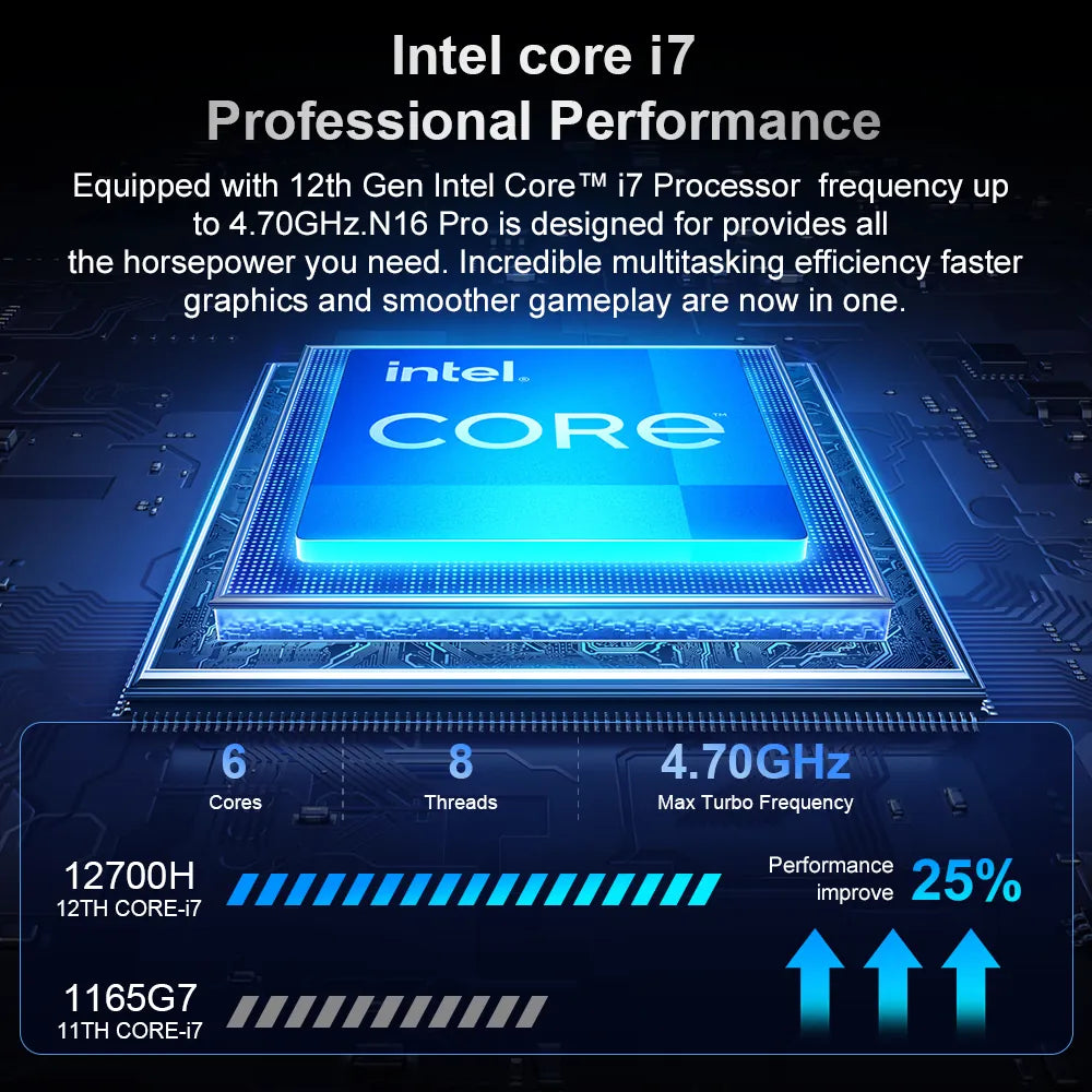 Ninkear N16 Pro Intel Core Core i7-12700H High Performance Laptop