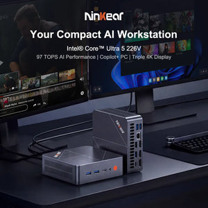 Ninkear L20 AI Mini PC Intel® Core™ Ultra 5 226V 97 TOPS AI Performance