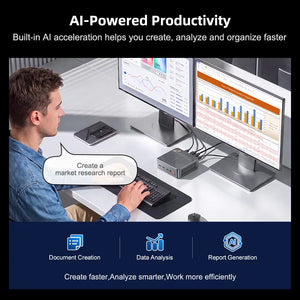 Ninkear L20 AI Mini PC Intel® Core™ Ultra 5 226V 97 TOPS AI Performance